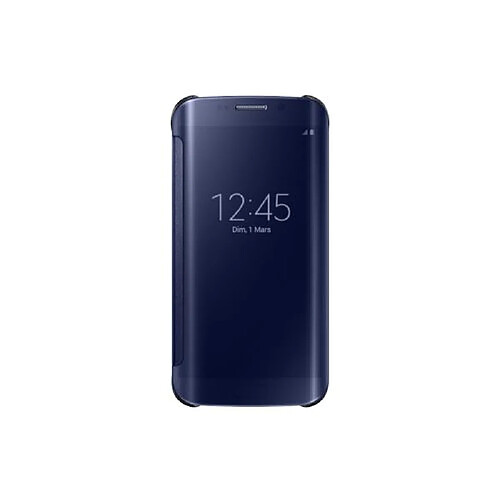 Étui folio ''Clear View Cover'' pour Samsung Galaxy S6 Edge - Noir