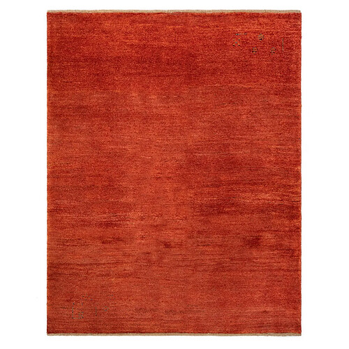 Vidal Tapis de laine 194x154 rouge Gabbeh Shouli