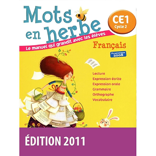 Mots en herbe, français, CE1 cycle 2 · Occasion