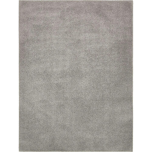 Hadorn Tapis shaggy 274x183 gris argenté Luzern