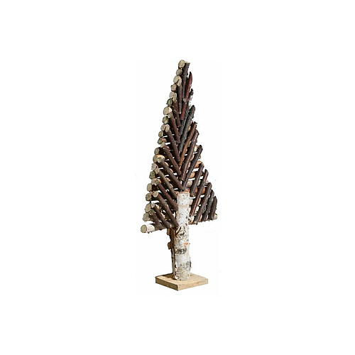 Aubry Gaspard Sapin décoratif en bouleau motif chevron Petit modèle.