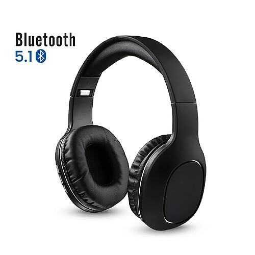 GUPBOO AIYIMA Hi-Fi Stéréo Musique Casque Pliable Casque avec Micro pour Téléphone Tablette Bluetooth Casque