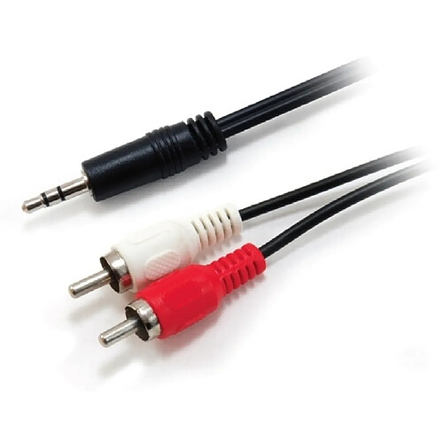 Câble audio 3,5 mm mâle vers 2 RCA mâle, 2,5 M