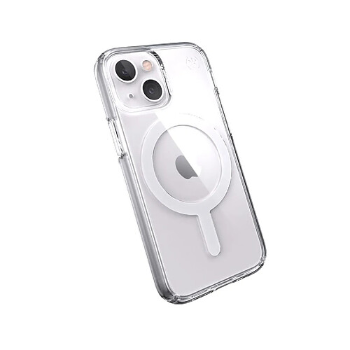 Editions Ricordi Speck Presidio Perfect-Clear + Magsafe ? Coque pour iPhone 13 Mini avec revêtement MICROBAN (Transparent)