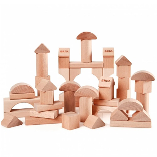 brio Blocs de construction naturel 50 pièces