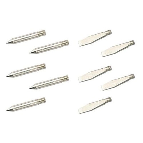 Ribimex Lot de 10 pannes pour fer à souder