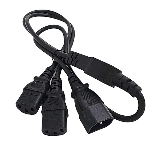 110 ~ 250V IEC 320 C14 à 2 C13 Cordon D'extension D'alimentation CA Pour PC PDU UPS DMX