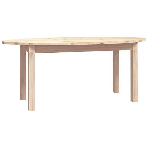 ComfortXL Table Basse 110x55x45 Cm Bois Massif De Pin