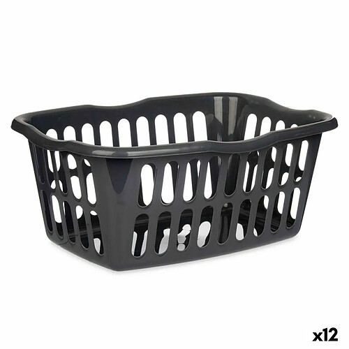 Kipit Panier Anthracite polypropylène 50 L 58 x 24 x 42 cm (12 Unités)