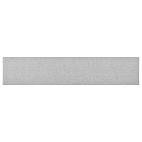 vidaXL Tapis de couloir Gris clair 50x250 cm