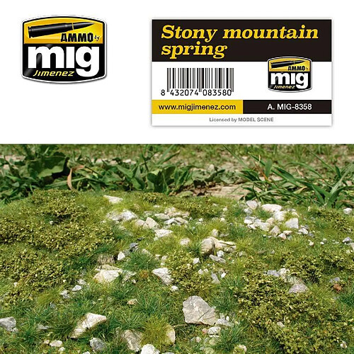 Mig Jimenez Ammo Stony Mountain Spring - Décor Modélisme