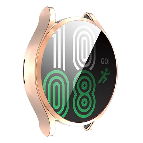 Enkay Coque en TPU électrolytique or rose pour votre Samsung Galaxy Watch4 44mm