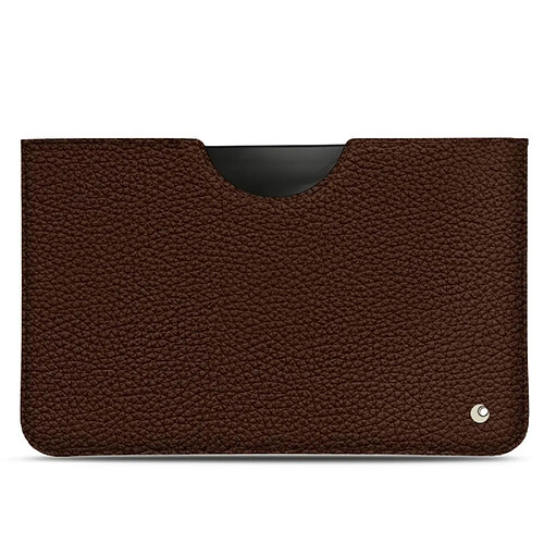 Pochette cuir Samsung Galaxy Tab S7+ - Pochette - Châtaigne ( Pantone #1b1107 ) - NOREVE