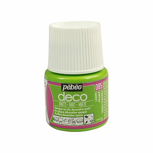 Pebeo Peinture acrylique opaque mate - Vert prairie - 45 ml