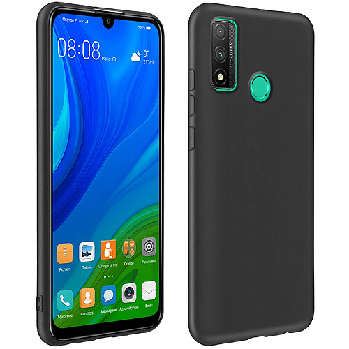 Avizar Coque Huawei P smart 2020 Protection Silicone Flexible Résistant Ultra-fine Noir