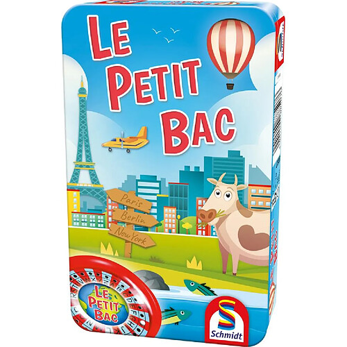 Schmidt Spiele Le petit bac voyage boite métal