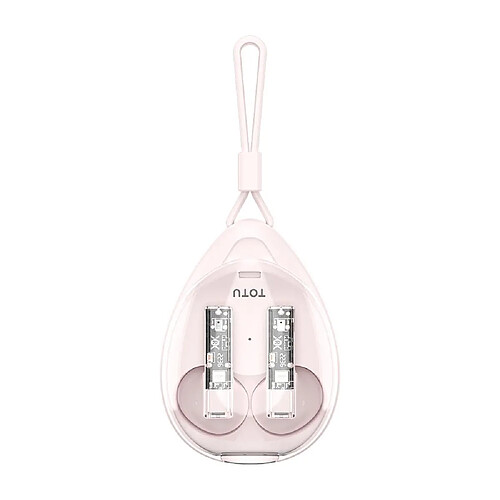 Yonis Ecouteurs Bluetooth Rose Design Capsule Transparent