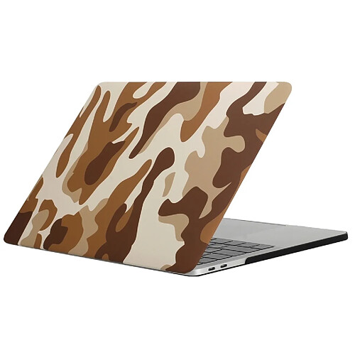 Wewoo Housse Étui brun pour 2016 Macbook Pro 13.3 pouce A1706 & A1708 Camouflage Motif Ordinateur Eau Stickers PC Cas de Protection