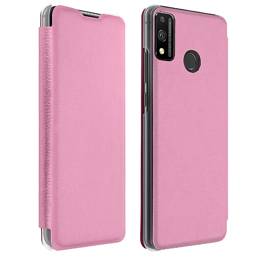 Avizar Étui Honor 9X Lite Portefeuille Clapet Porte-carte Rose