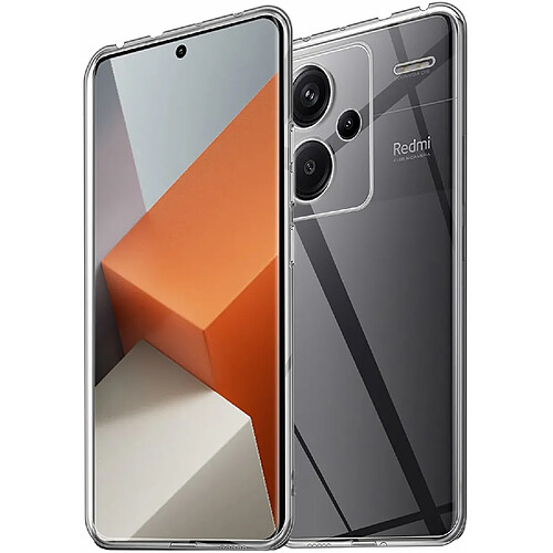 Xeptio Coque de protection pour Xiaomi Redmi Note 13 Pro Plus 5G / Redmi Note 13 Pro+ 5G Souple Transparente Bumper en Gel TPU Invisible