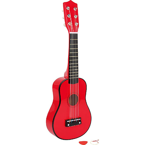 Small Foot Guitare Rouge en Bois