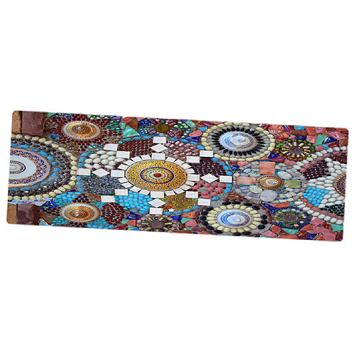 Couverture De Sol De Tapis De Sol Imprimé Numérique 3D Pebble Coloré F / Maison 60x180cm