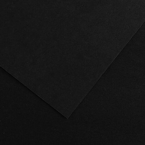 Canson Iris Vivaldi Papier couleur A4 Lisse 120g/m² 21 x 29,7 cm Noir Lot de 100