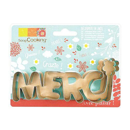 Scrapcooking Découpoir à biscuits en inox - Merci