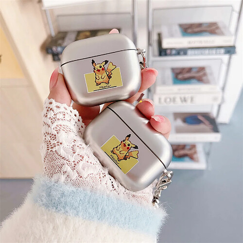 GUPBOO Airpods Coque Housse Étui Protecteur Compatible pour AirPods Pro-Mat de ramassage de dessin animé Riman