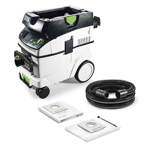 Aspirateur eau et poussières 1200W Cleantec CTL 36 E AC LHS 350 36l FESTOOL 574960