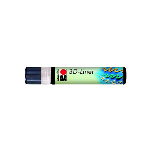 Marabu Peinture à effet 3D-Liner, 25 ml, noir ()