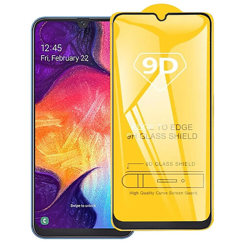 Wewoo Film de verre trempé de plein écran de colle 9D pour Galaxy A6 2018