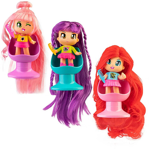 Ludendo Figurine Pinypon cheveux super long