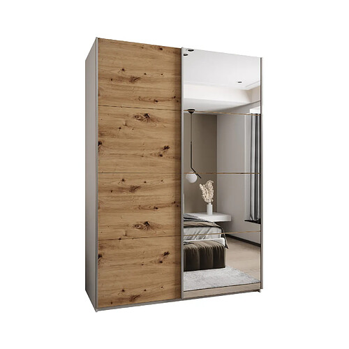 Abiks Meble Armoire à portes battantes Lux 3 245,5/170/64 2 portes