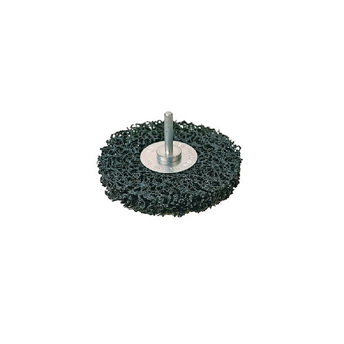 Brosse abrasive polycarbure sur tige D.100 mm - 583244 - Silverline