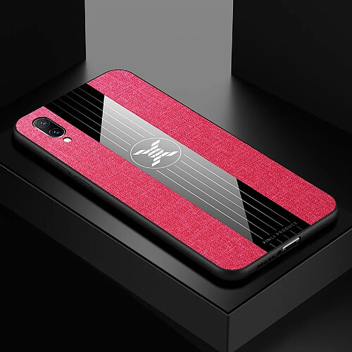 Wewoo Coque Souple Étui de protection en TPU antichoc Texture pour Vivo X23 Symphony Edition Rouge