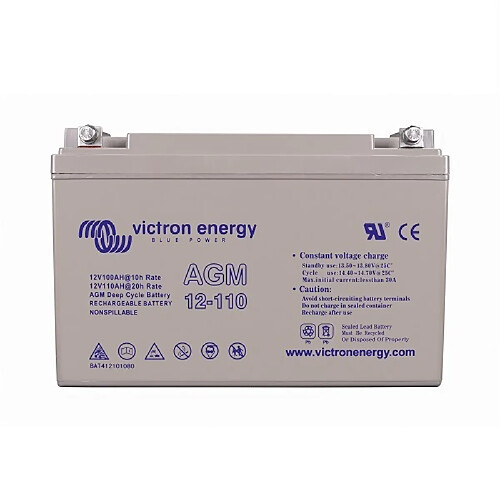 Batterie solaire AGM Victron 110 Ah 12V