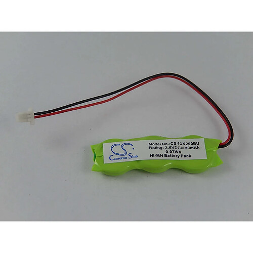 vhbw Batterie bio NiMH 20mAh (3.6V) lecteur codes à barres, Wireless Keypad, ordinateur Intermec 6400, CN2, CN2B comme 317-200-001