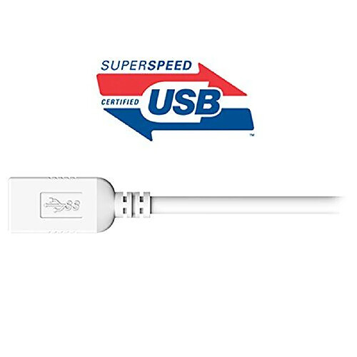 Kanex KU3CA107I Adaptateur USB Blanc