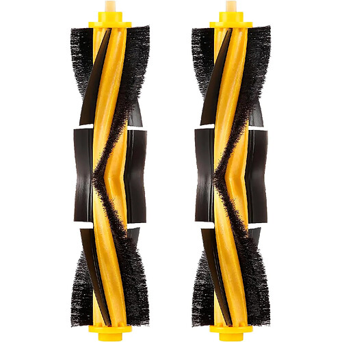 INF Accessoires de brosses principales pour Ecovacs Deebot OZMO 920, 950, T5, T8 Black+Yellow