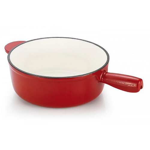 Table And Cook Poêlon en fonte émaillée 24cm rouge - 403785 - TABLEANDCOOK