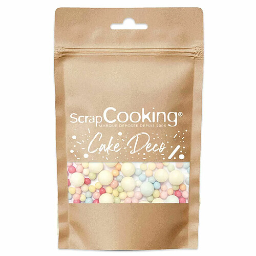 Scrapcooking Décors sucrés boules multicolores 70 g