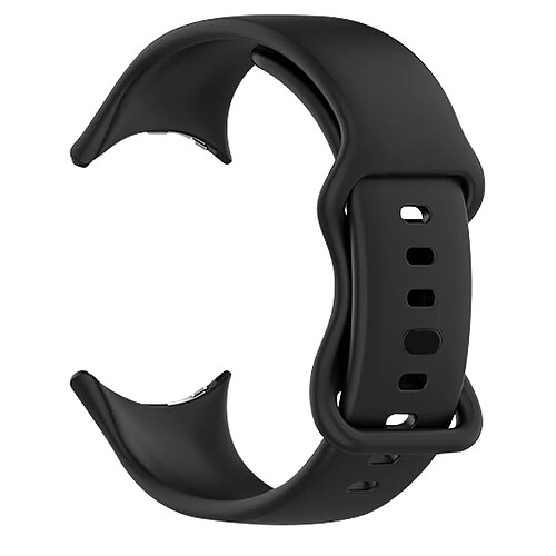 Bracelet pour Google Pixel Watch en silicone Ajustable Tactical Noir