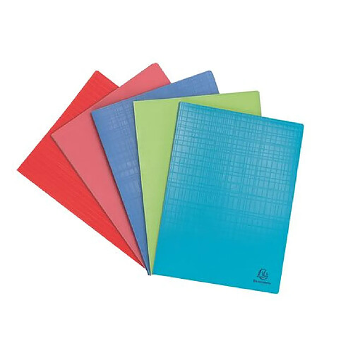 Protège-documents Exacompta Forever polypropylène opaque A4 30 pochettes couleurs assorties - Lot de 12