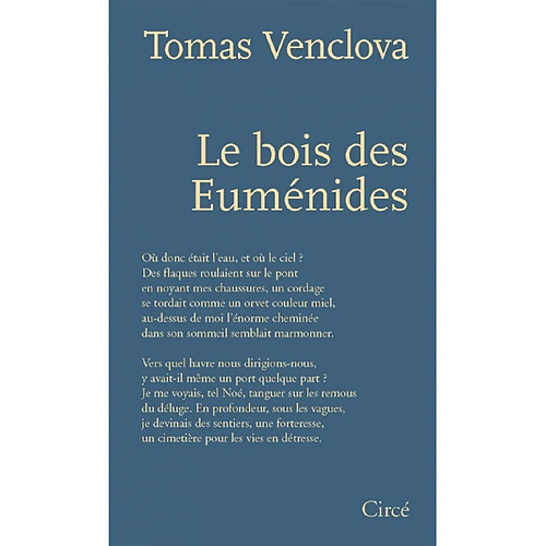 Le bois des Euménides : et autres poésies · Occasion