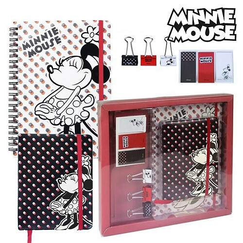 Ensemble de Papeterie Minnie Mouse (8 pcs)