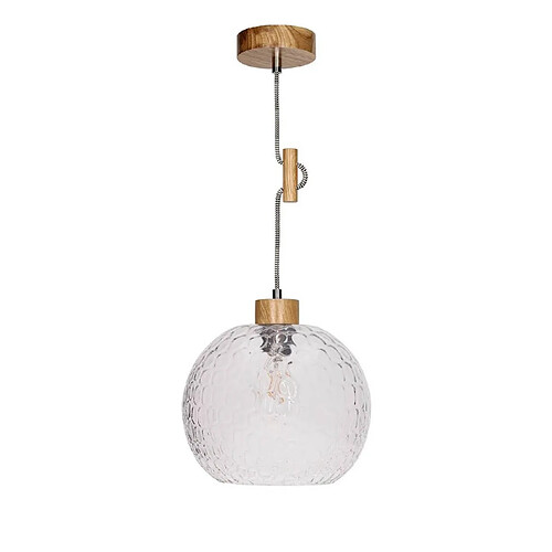 EPIKASA Suspension Svea, Marron, Verre, 24x24x100 cm