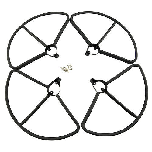 Arceau de protection 4 pièces pour hubsan h501s h501c rc quadcopter noir