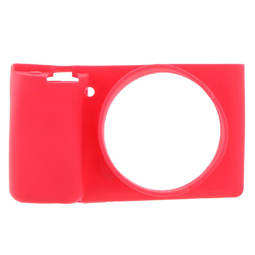 Caméra en caoutchouc souple en silicone Housse de protection pour SONY A6000 Rouge