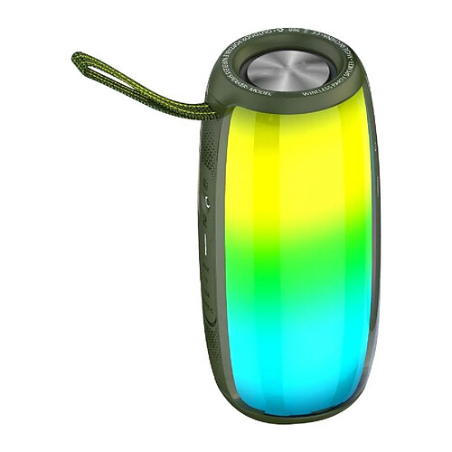 Yonis Enceinte Bluetooth 5.0 Étanche IPX6 Son Haute-Fidélité Éclairage RGB